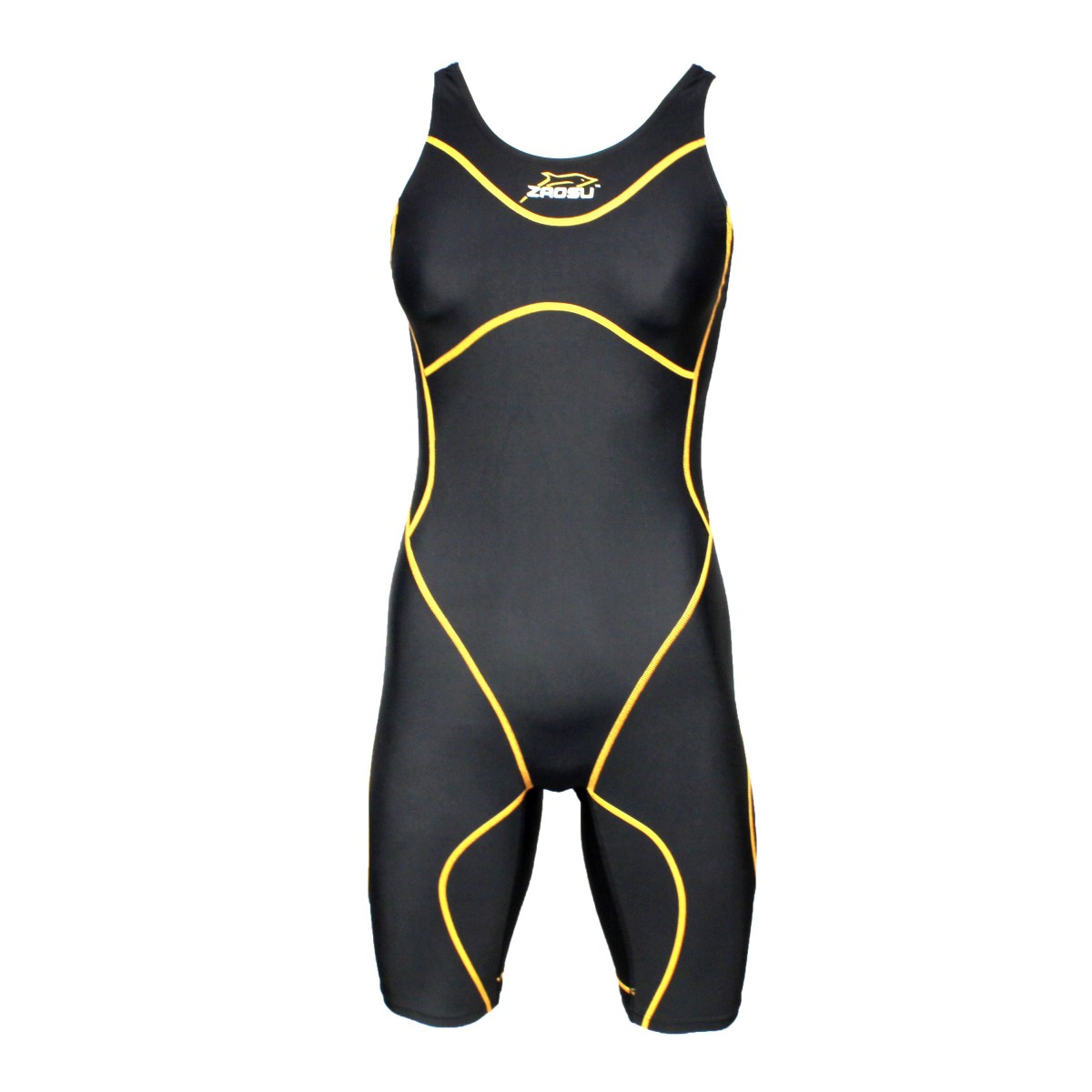 ZAOSU Wettkampf Schwimmanzug Z Black 8083s knielang