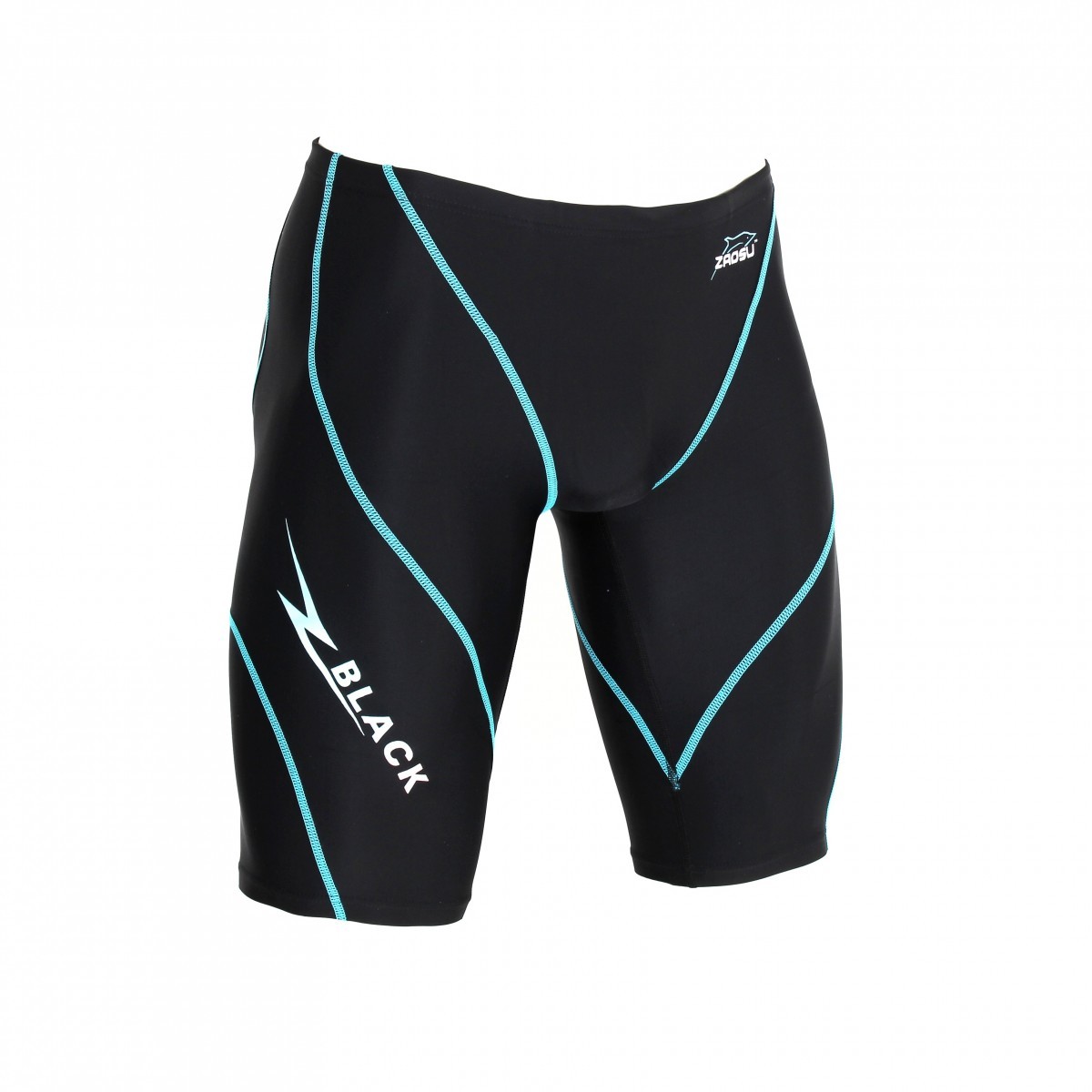 ZAOSU knielange Wettkampf Schwimmhose Z Black II 8165